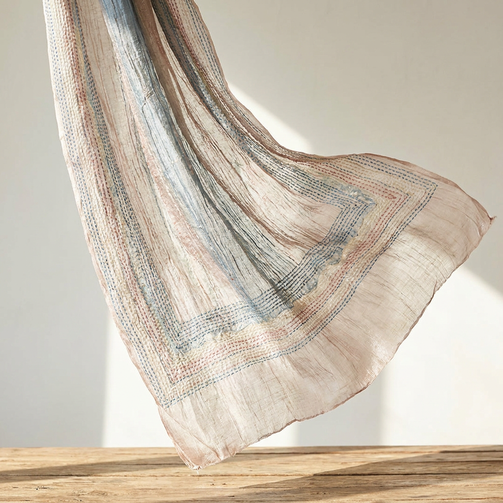The Air Box - lightweight luxury curation wrapped in artisan Bandhani silk